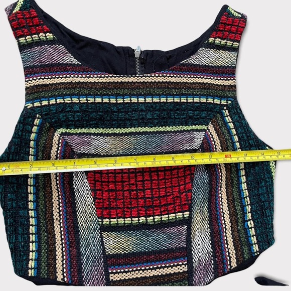 Brazilian Multi Color Sleeveless Dress with side cut outs Size M - Picture 8 of 14